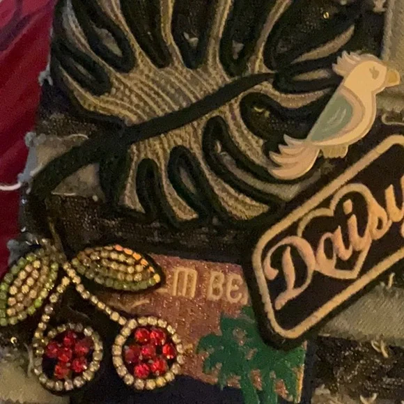 Designer Marc Jacob’s stunning & Fun Shoulder Tote Bag Houndstooth Print - Picture 4 of 5